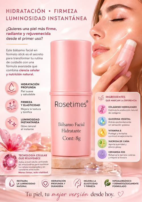 Bálsamo Facial Hidratante Antiarrugas